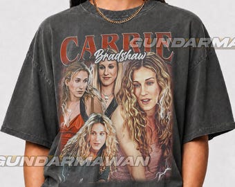 Limited Carrie Bradshaw Vintage T-Shirt, Gift For Woman and Man Unisex T-Shirt | Timnas FD