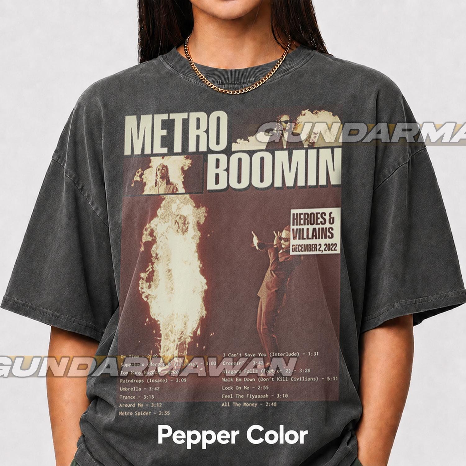 Metro Boomin Heroes and Villains Tee - Etsy