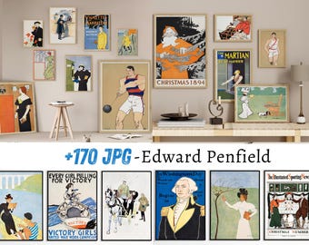 Edward Penfield Art Print - Vintage Poster Art - Iconic American Illustrator - Early 20th Century Advertising - Fine Art Wall Decor
