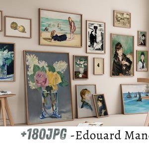 Edouard Manet Art Print - Vintage French Impressionist Painting - 19th Century Modern Art - Fine Art Wall Decor, +180 Antique Wall Decor