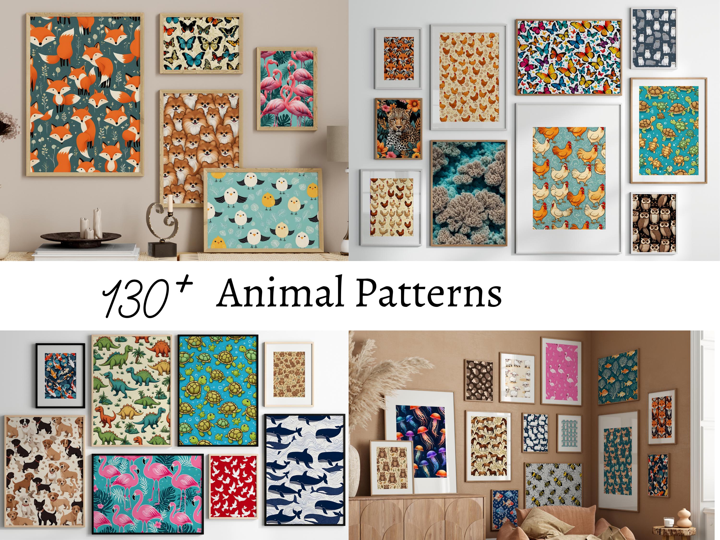 Printable Patterns and Textures, 1200 Art Patterns Style, Printable ...
