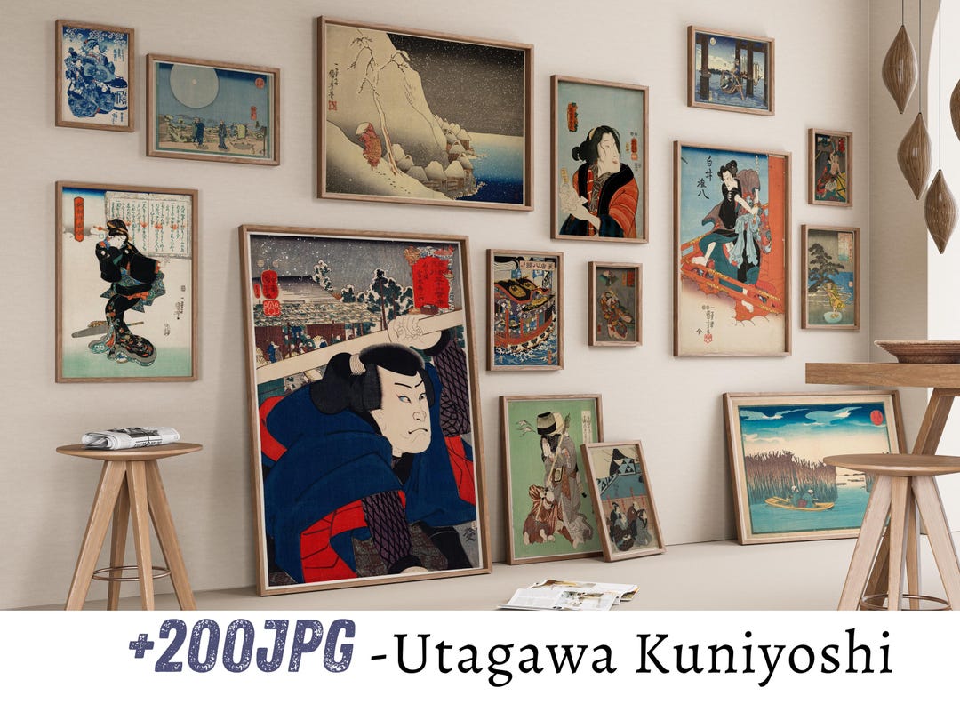 Utagawa Kuniyoshi Art Print - +200 Vintage Japanese Art, Fine Art Wall ...
