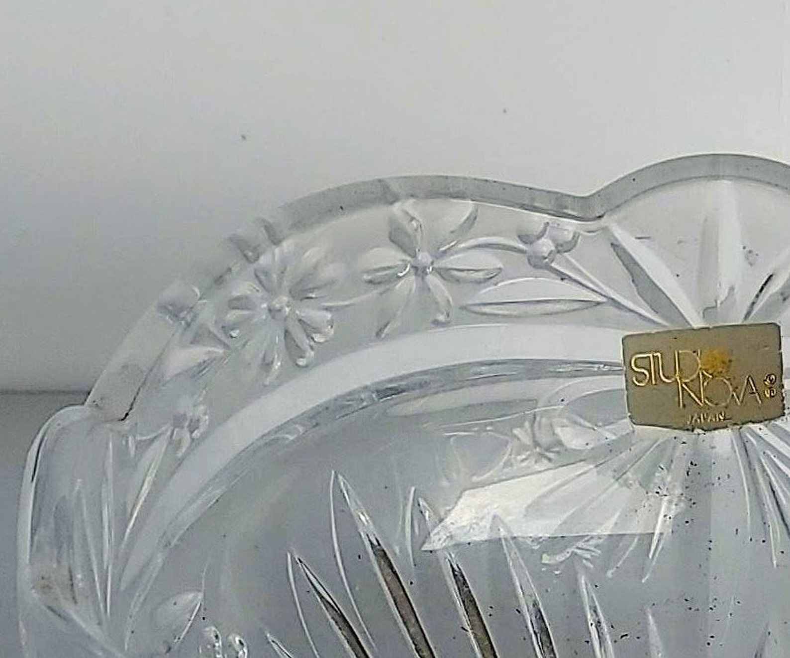 Vintage Studio Nova Crystal Bowl Etsy