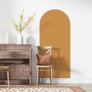 Decalcomanie da muro ad arco Decalcomanie da muro per la scuola materna, Decalcomanie da muro Boho, Decorazioni geometriche per l'arredamento moderno della fattoria, Decorazioni per la camera da letto, Decalcomanie da muro astratte immagine 1