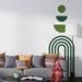 Colorblock Arch Wall Decal: Boho Geometric Wall Art - Etsy