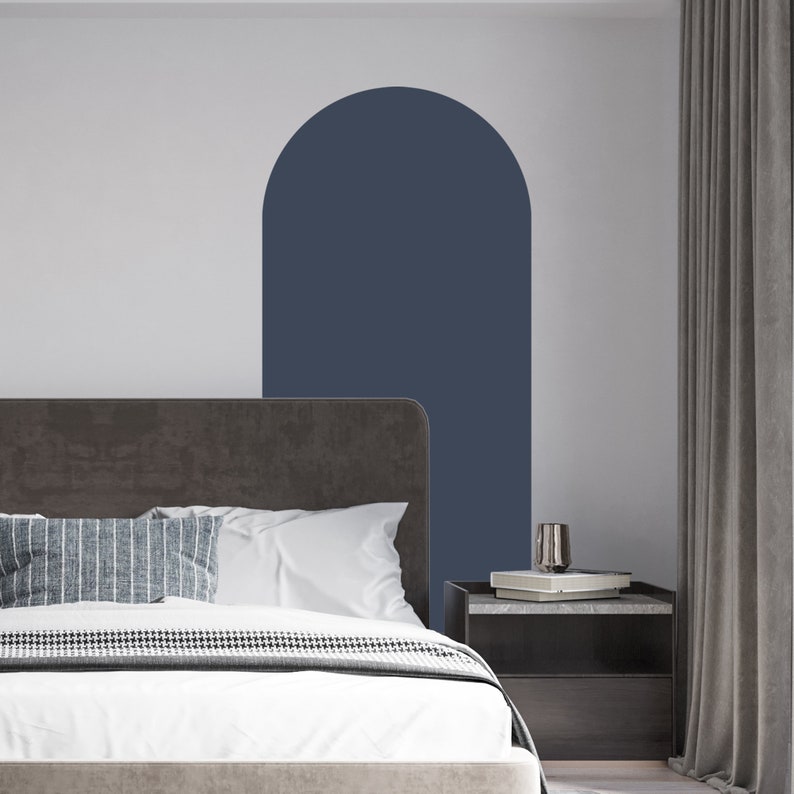 Decalcomanie da muro ad arco Decalcomanie da muro per la scuola materna, Decalcomanie da muro Boho, Decorazioni geometriche per l'arredamento moderno della fattoria, Decorazioni per la camera da letto, Decalcomanie da muro astratte immagine 7