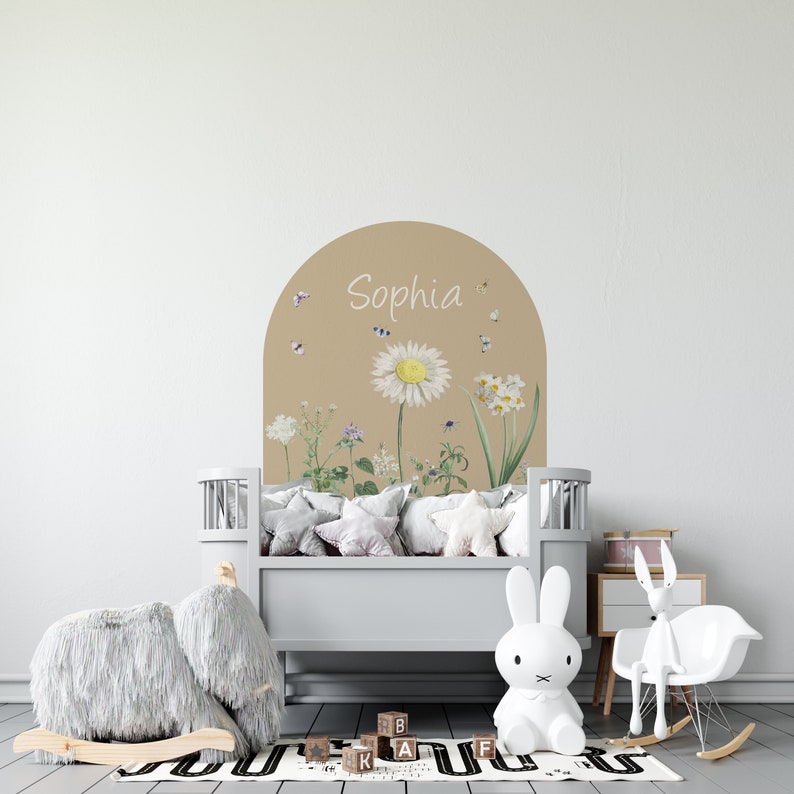 Personalized Wall Decal Removable Wall Decal Nursery Arch Etsy