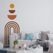 Colorblock Arch Wall Decal: Boho Geometric Wall Art - Etsy