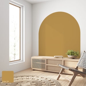 Arch Wall Decal: Headboard Decor, Peel and Stick Wallpaper