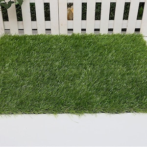 Grass Bath mat, Green Grass Rug Bathmat Entry Turf Floor mat Carpet Synthetic Fake Grass Home Decoration Bathroom Indoor Outdoor Custom Size