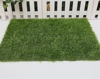 green lawn entrance door matt Grass Effect Doormat 75cm X 45cm welcome 