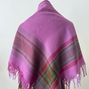 1970s Irish Tweed Wool Shawl