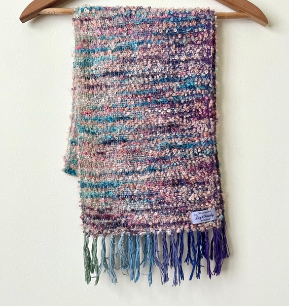 Liz Christy Boucle Scarf (hand woven) - image 3