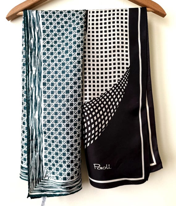 1970s Set of 2 Scarves (Vera and Paoli)