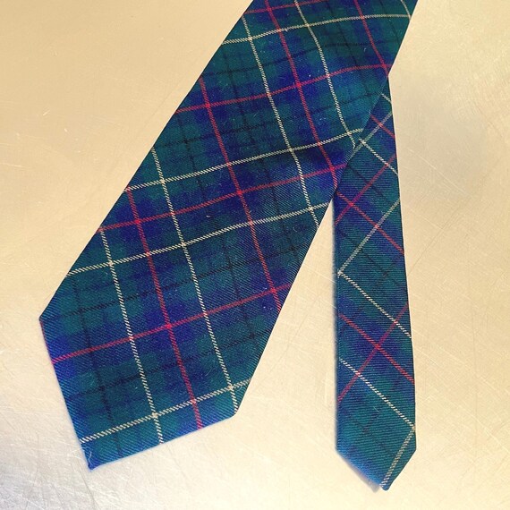 Pendleton Wool Plaid Tie - image 2