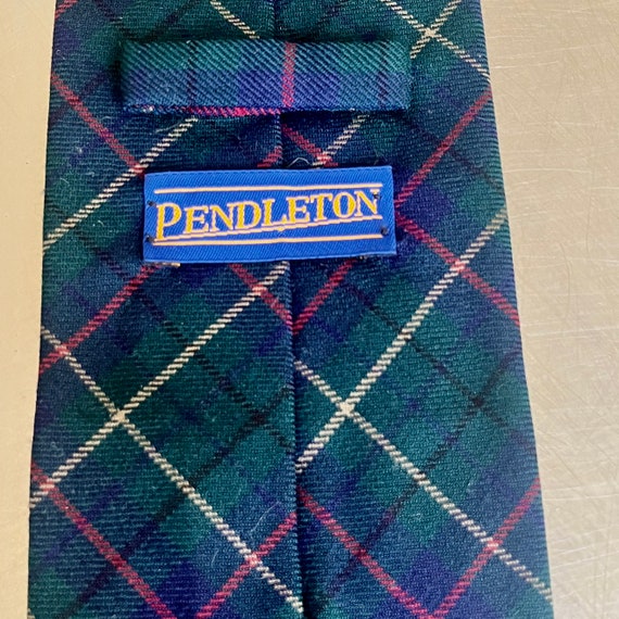Pendleton Wool Plaid Tie - image 3