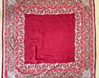 Vintage Oscar de la Renta Silk Scarf
