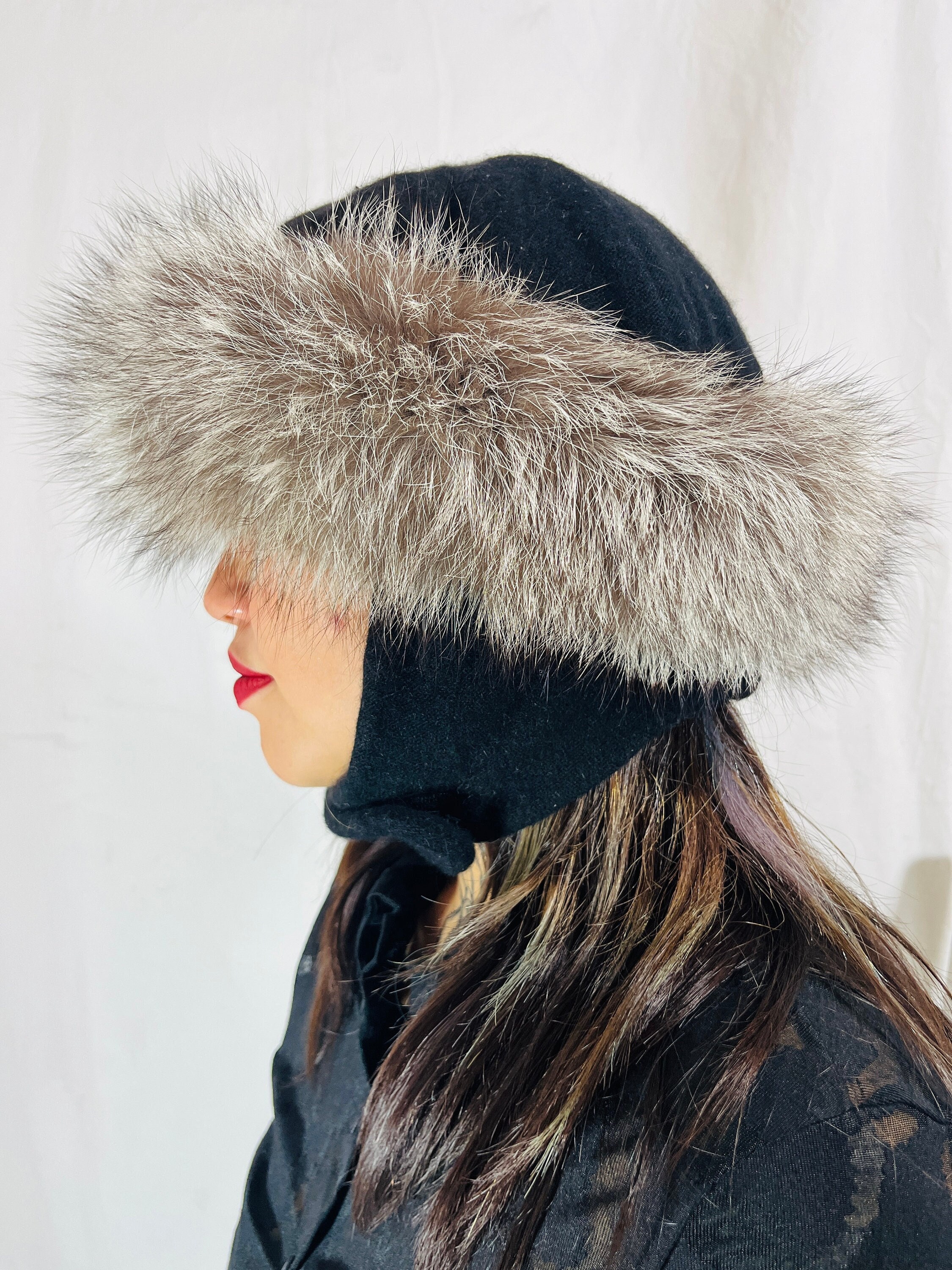 Charles Muller Switzerland Fur/angora Hat - Etsy
