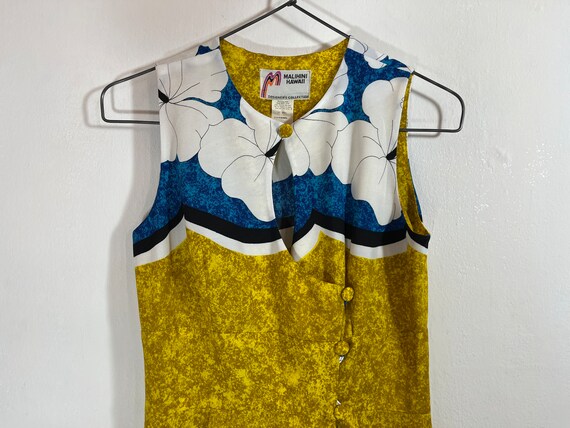 MALIHINI HAWAII Polyester Maxi Dress 1970s - image 4