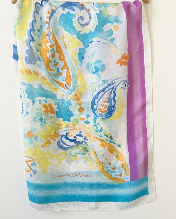 Lauren Ralph Lauren Crepe Silk Scarf