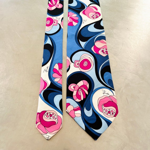 Vintage Emilio Pucci Silk Tie - image 5