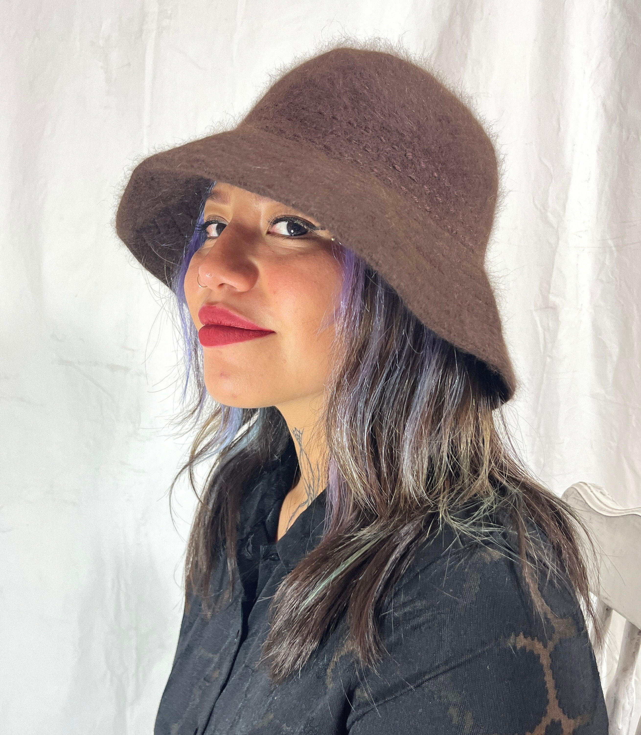 Liz Claiborne Vintage Womens Hat 22 Inch Black Flower Inside Circumference Liz Claiborne Straw Hat with Flowers Vintage Colorful  main image 4