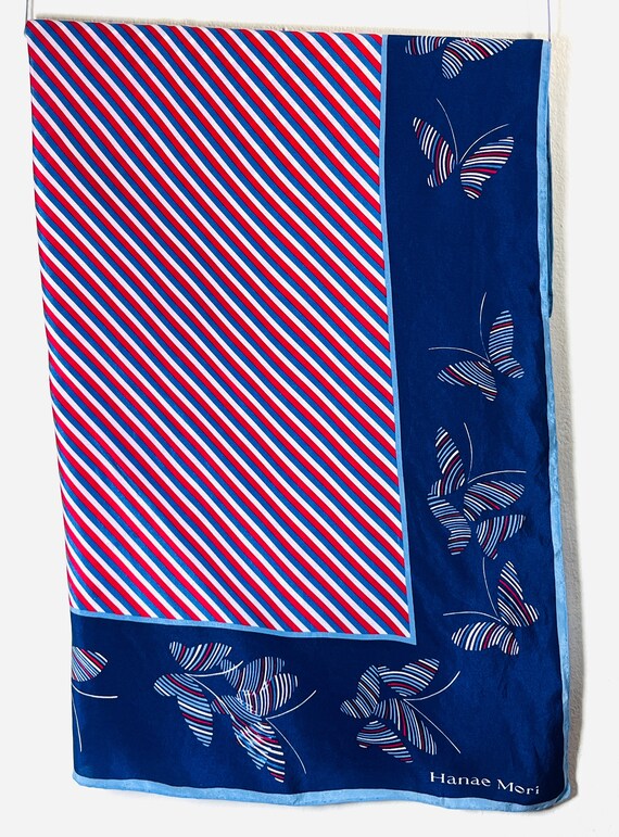 Vintage Silk Scarf Hanae Mori