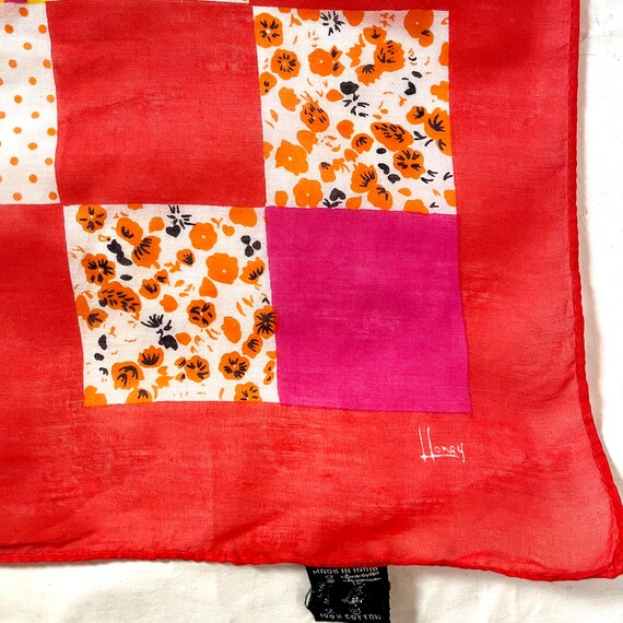 Cotton Scarf by Honey (Patchwork Design) - image 5