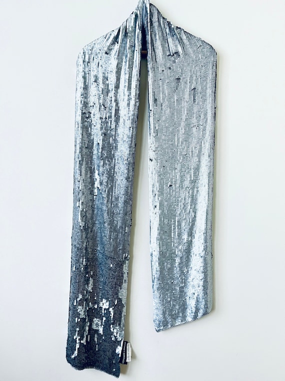 Sequin, Silk Scarf by Adrienne Landau for Bergdorf