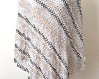 1980s Missoni Poncho Zig Zag