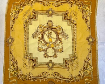 Atelier Versace Chiffon Silk Scarf