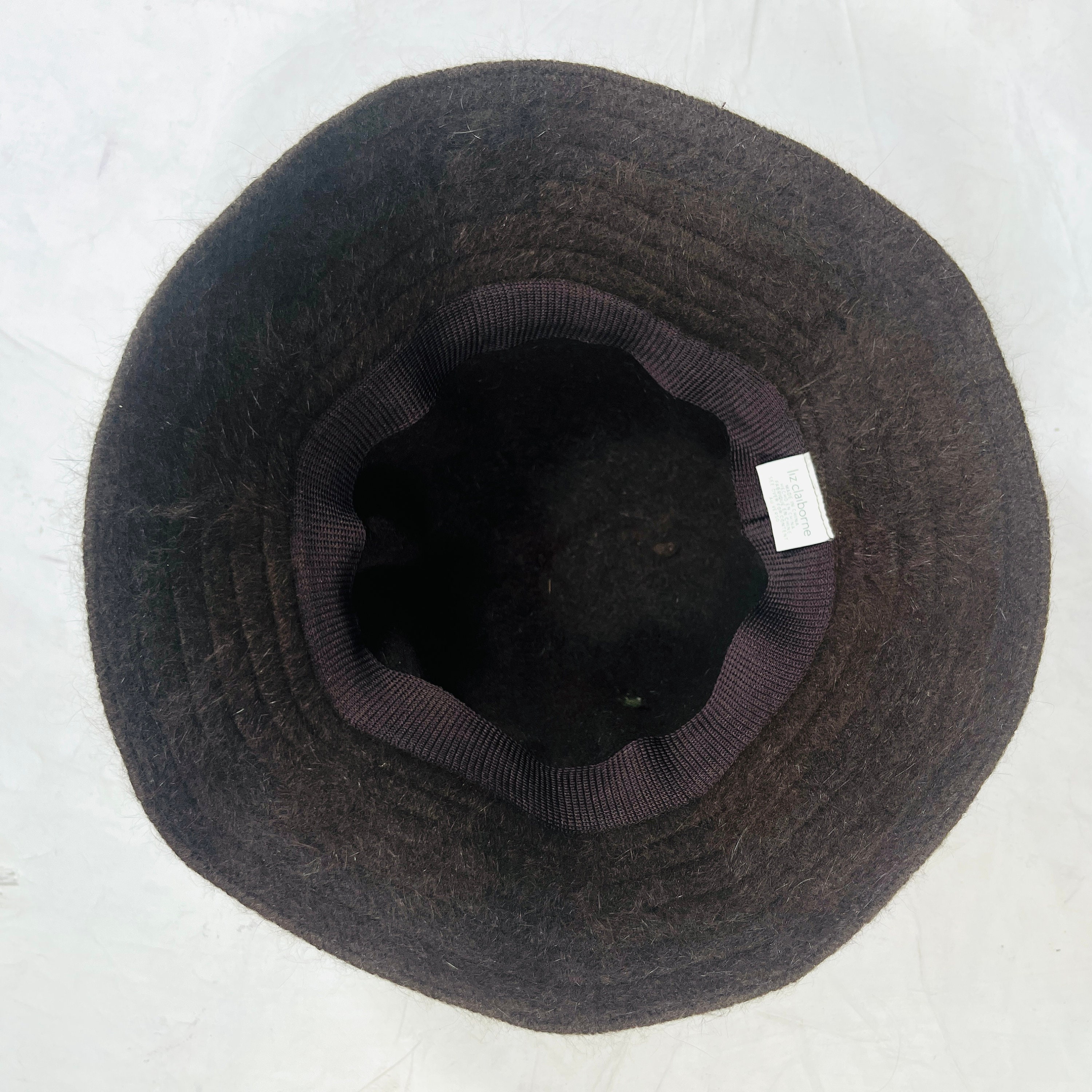Liz Claiborne Vintage Womens Hat 22 Inch Black Flower Inside Circumference Liz Claiborne Straw Hat with Flowers Vintage Colorful  main image 2