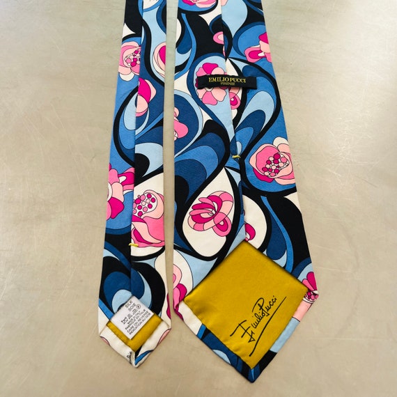 Vintage Emilio Pucci Silk Tie - image 4