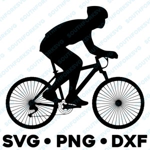 Garçon vélo vélo vélo SVG PNG DXF graphique vectoriel fichier coupé conception numérique VTT, vélo de route, pignon fixe, sports de plein air de vélo pour enfants