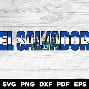 Nazwa flagi Salwadoru Projekt 2 | svg png dxf pdf eps | projekt grafiki wektorowej cięcie druk barwnik sub klip sztuki obrazy pliki cyfrowe Ameryka Środkowa
