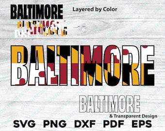 Baltimore Maryland State Flag Design svg png dxf eps pdf | vector graphic design cut print laser dye sub cnc files commercial use