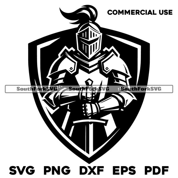 Knight Middle High School Sports Team Mascot svg png dxf eps pdf | vector graphics design cut print dye sub laser digital files