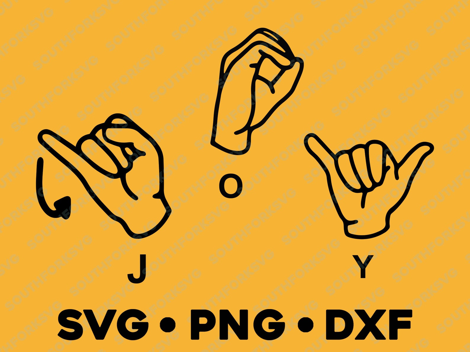 American Sign Language Alphabet SVG PNG DXF Cut File Cricut | Etsy