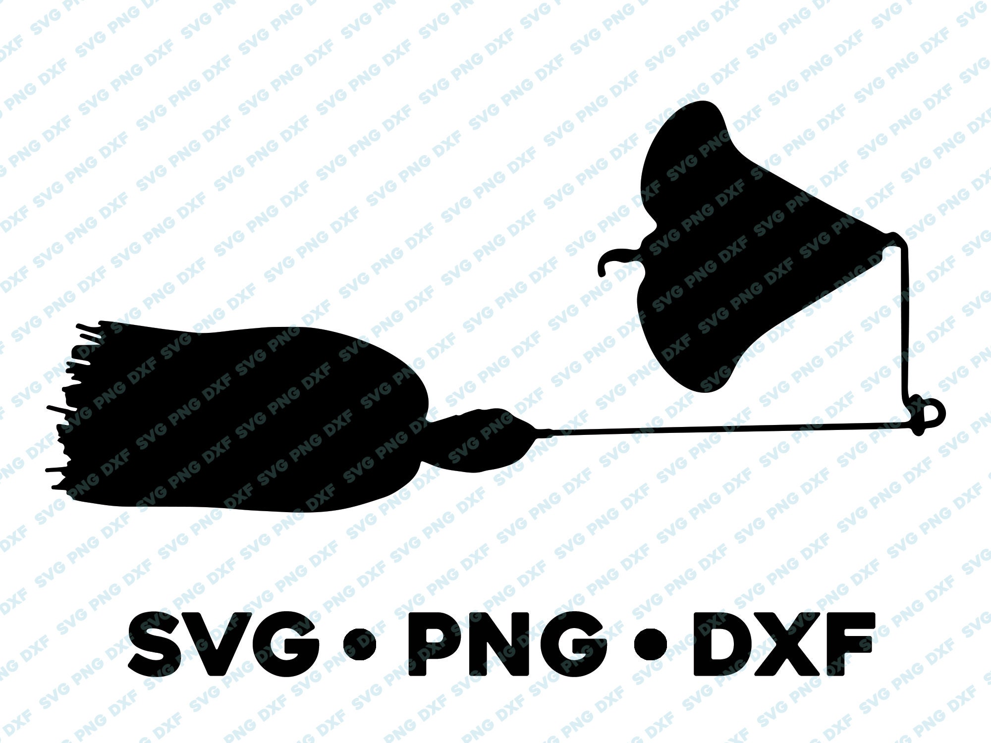 Chatterbait Lure Fishing SVG PNG DXF vector transparent cricut | Etsy