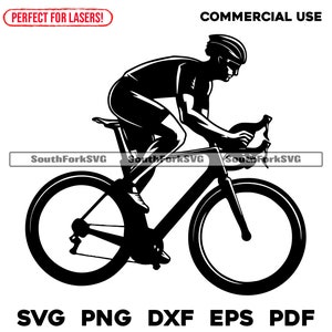 Rennrad Biker Reiter svg png dxf eps pdf | Vektorgrafik Design Cut Print Dye sub Laser gravieren Digitale Dateien Kommerzielle Nutzung