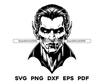 Vampir svg png dxf eps pdf | transparente Vektorgrafik Design Cut Print Dye sub Laser graviert Dateien Kommerzielle Nutzung