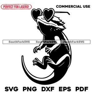 Bearded Dragon Design | Svg Png Dxf Eps Pdf | Vector Graphic Cut File ...