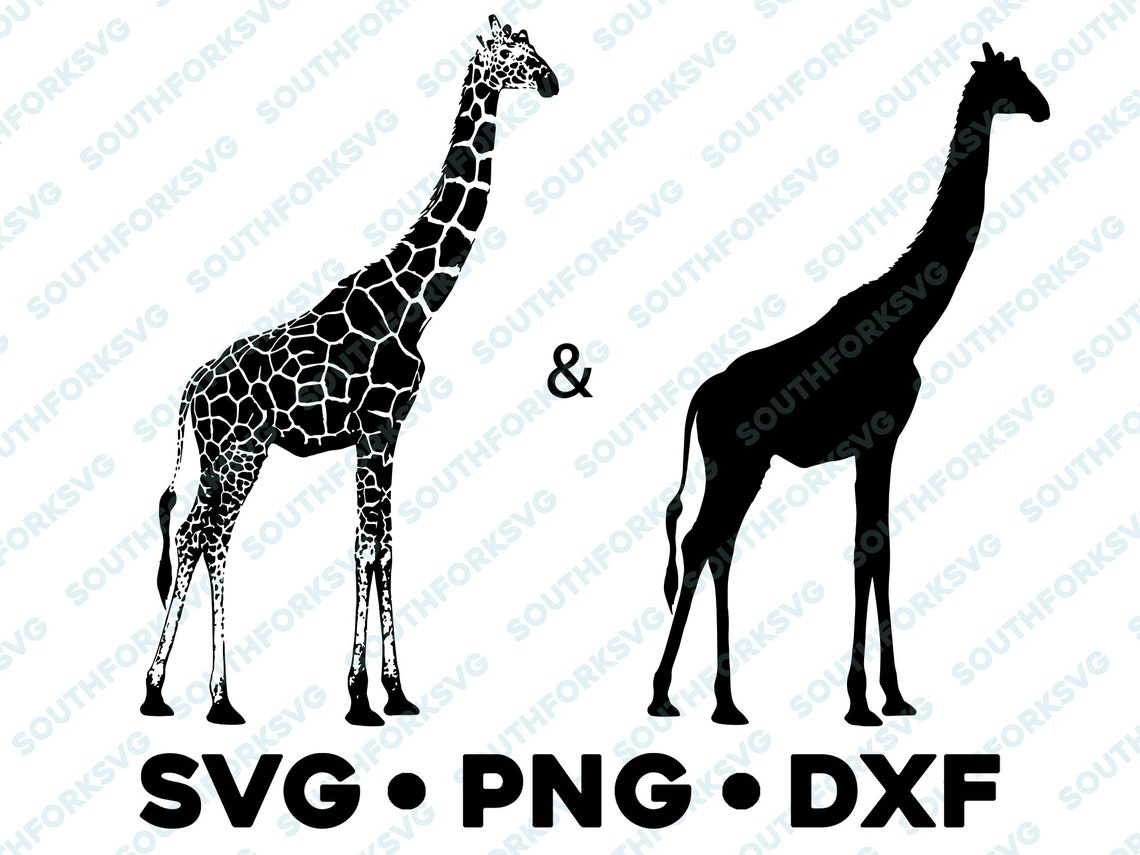 Giraffe SVG PNG DXF Cut File for Cricut Silhouette Cameo - Etsy Canada