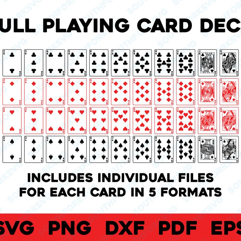 Full Deck Custom Playing Cards Etsy