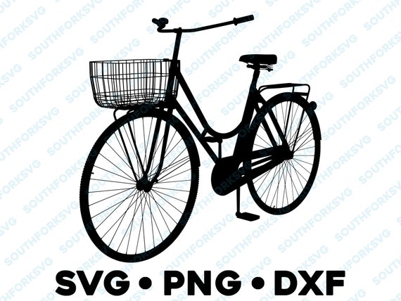 Kinderdag droogte Altijd Dames Meisjes Bike Beach Cruiser Fietsmand SVG PNG DXF vector - Etsy  Nederland