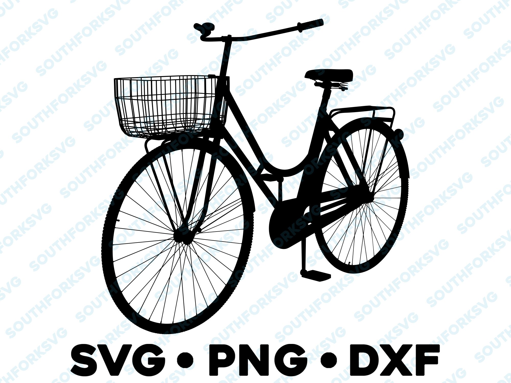 Kinderdag droogte Altijd Dames Meisjes Bike Beach Cruiser Fietsmand SVG PNG DXF vector - Etsy  Nederland