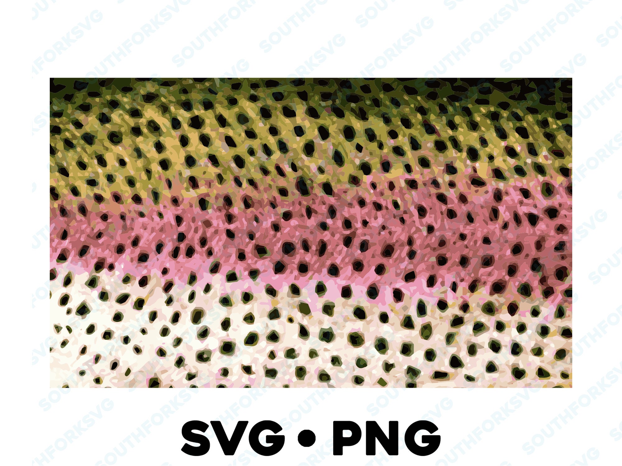 Rainbow Trout Skin Pattern SVG PNG Rainbow Brook Brown Trout Fly Fishing  Design Vector Fishing Hunting Outdoors 4 -  Israel