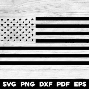 Amerikaanse vlag zwart transparant 1 | svg png dxf eps pdf | Layered by Color vector grafisch ontwerp gesneden print kleurstof sub-laser digitale bestanden