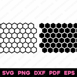 Wzór plastra miodu svg png dxf eps pdf | Bezszwowy sześciokątny projekt graficzny wektorowy cięcie drukowanie grawerowanie laserowe pliki cyfrowe pobieranie komercyjne wykorzystanie