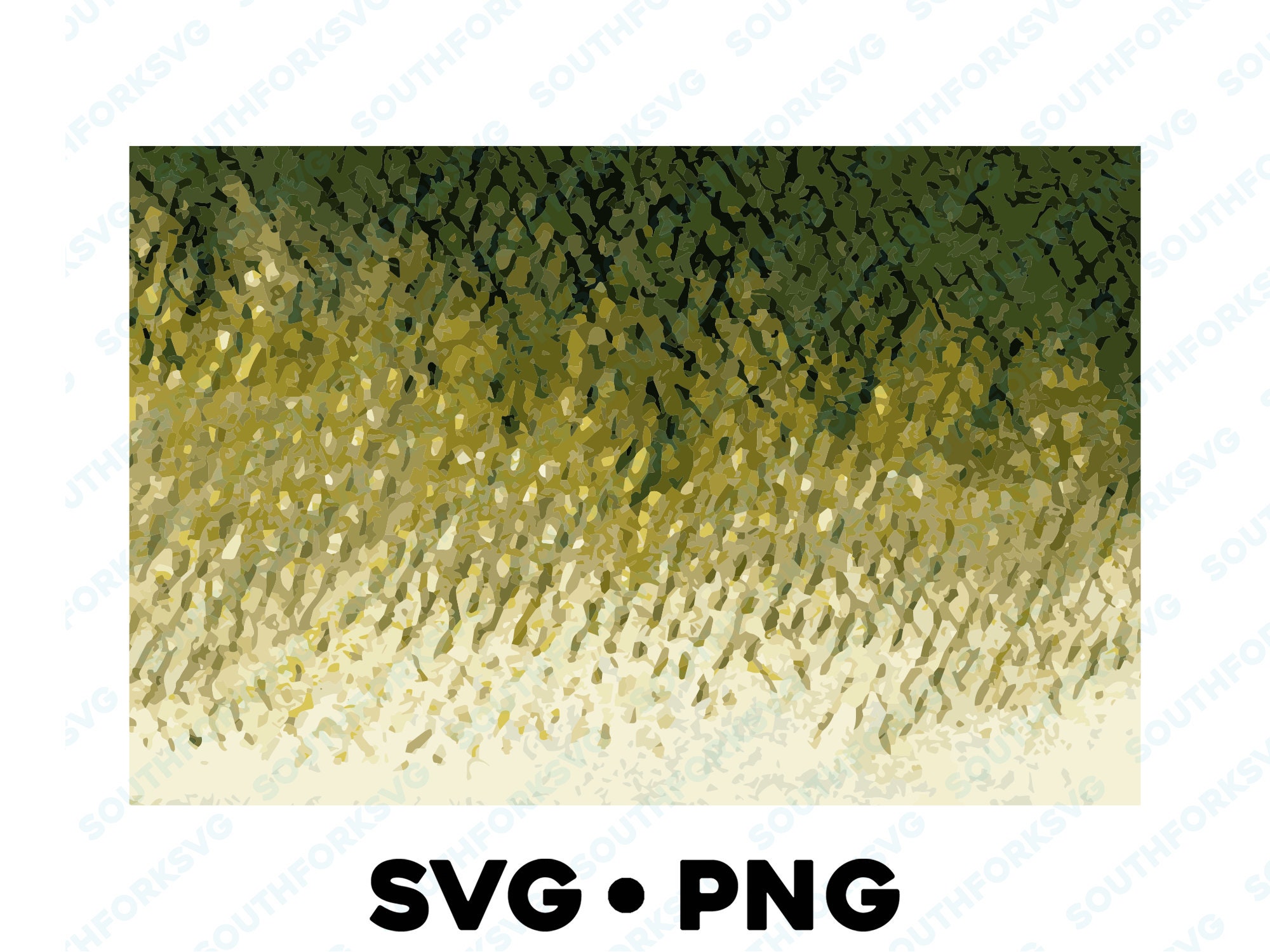 Smallmouth Bass Skin Pattern SVG PNG DXF Trout Bass Pike Muskie